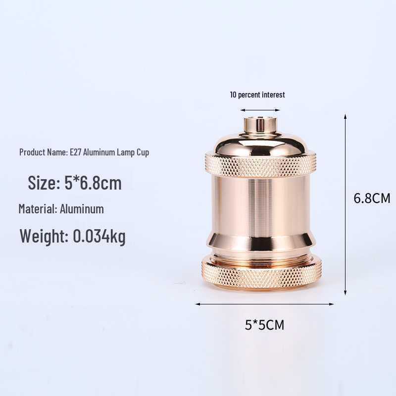 Antique E27 Edison Retro Aluminum Pendant Lamp Holder