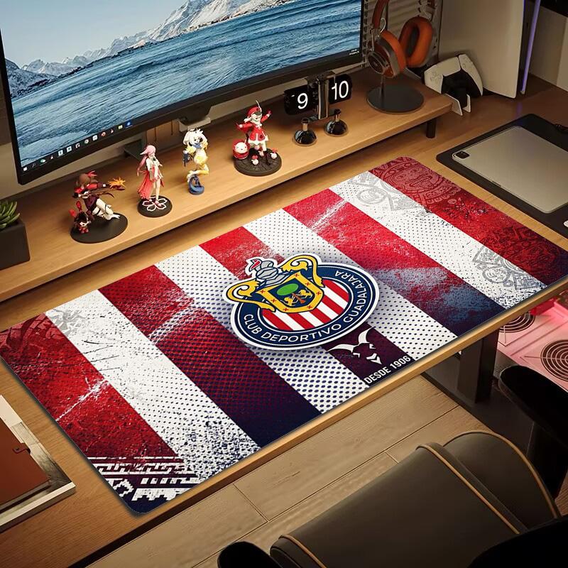 Chivas Guadalajara Color Mouse Pad Large Gaming Table Cushion Non-slip Laptop Tablet Big Mousepad XXL Mat Mini PC Playmat With Lock edge