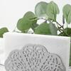 Stainless Steel Napkin Holder, with Hollow Pattern Modern Style Design, Waterproof Moisture-Proof Napkin Dispenser for Home Kitchen