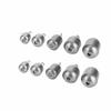 27PCS Lightweight Fishing Weights Iron Fishing Sinkers Fishing Weights Sinkers  Catfish Fishing