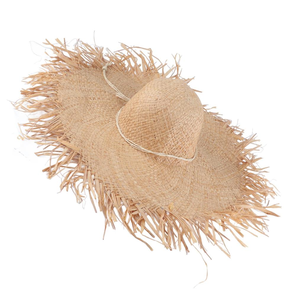 Women S Raffia Straw Sun Hat Wide Brim Straw Woven Beach Hat