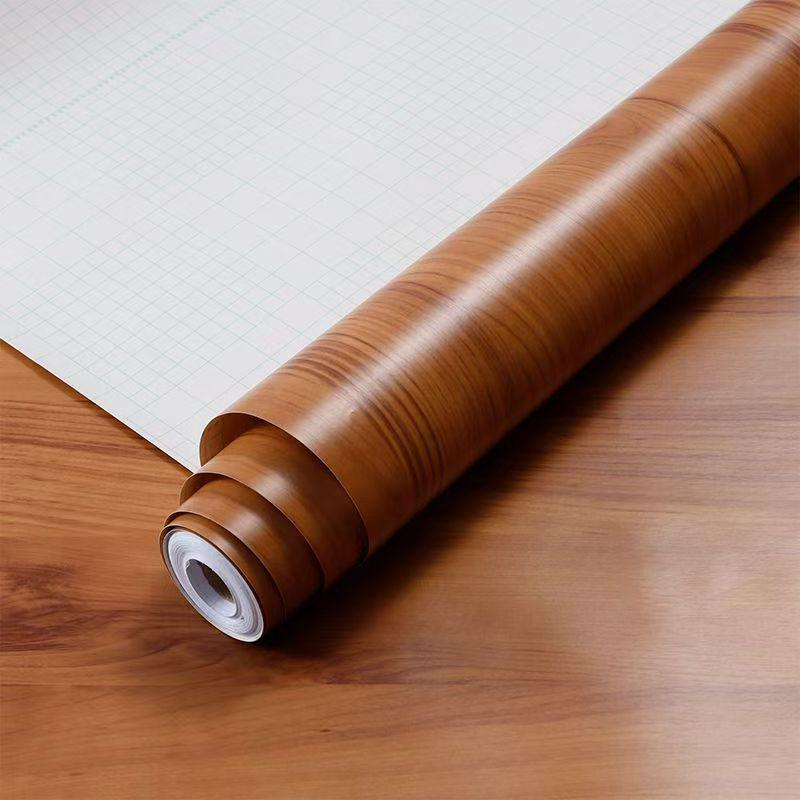 Thick Wood Grain Self-Adhesive Waterproof Wallpaper for Doors & Furniture Renovation