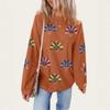 2025 European Autumn/Winter Women's Christmas Print Loose Pullover Hoodie