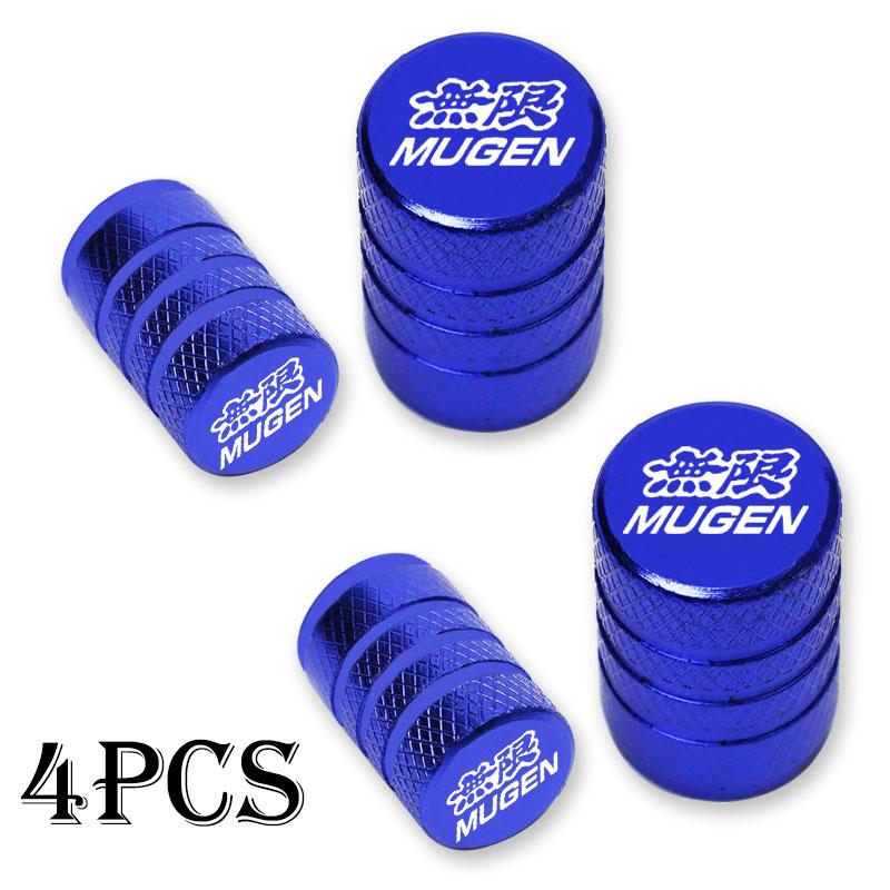 For Honda Mugen Power Civic 5D Accord 8 CRV Hrv Fit Jazz Car Wheel Tire Valve Caps Tyre Stem Covers Airdust Waterproof