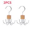 1-16pcs 360° Rotating Belt Hanger Durable Metal Organizer for Belts Scarves Ties Bra Home Dorm Storage Rack for Clothes Hangers Cup Holders 5