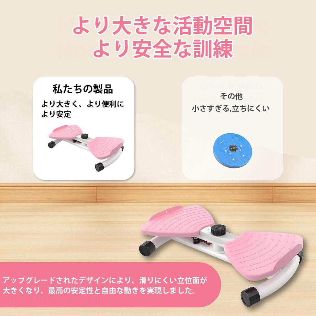 BKJANYO Twist Diet Equipment for Abdominal Indoor Exercise Equipment for Lower Body Abdominal Healthy Aerobic Quiet Board, Muscles, Slimming,