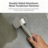 Aluminum Meat Tenderizer Hammer, Dual Sided Steak Hammer, Kitchen Meat Mallet for Tenderizing Beef Pork Chicken, 4 Sizes Available