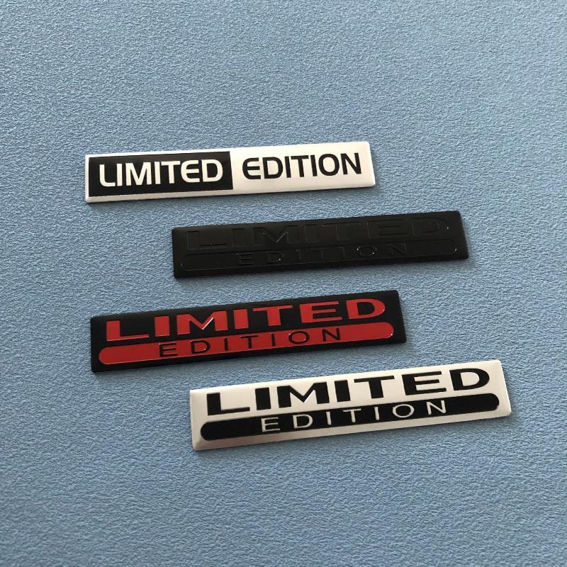 3D Aluminium Car Trunk Badge Decal Special Limited Edition Scratch-Resistant Sticker for Vehicle Personalized Decor