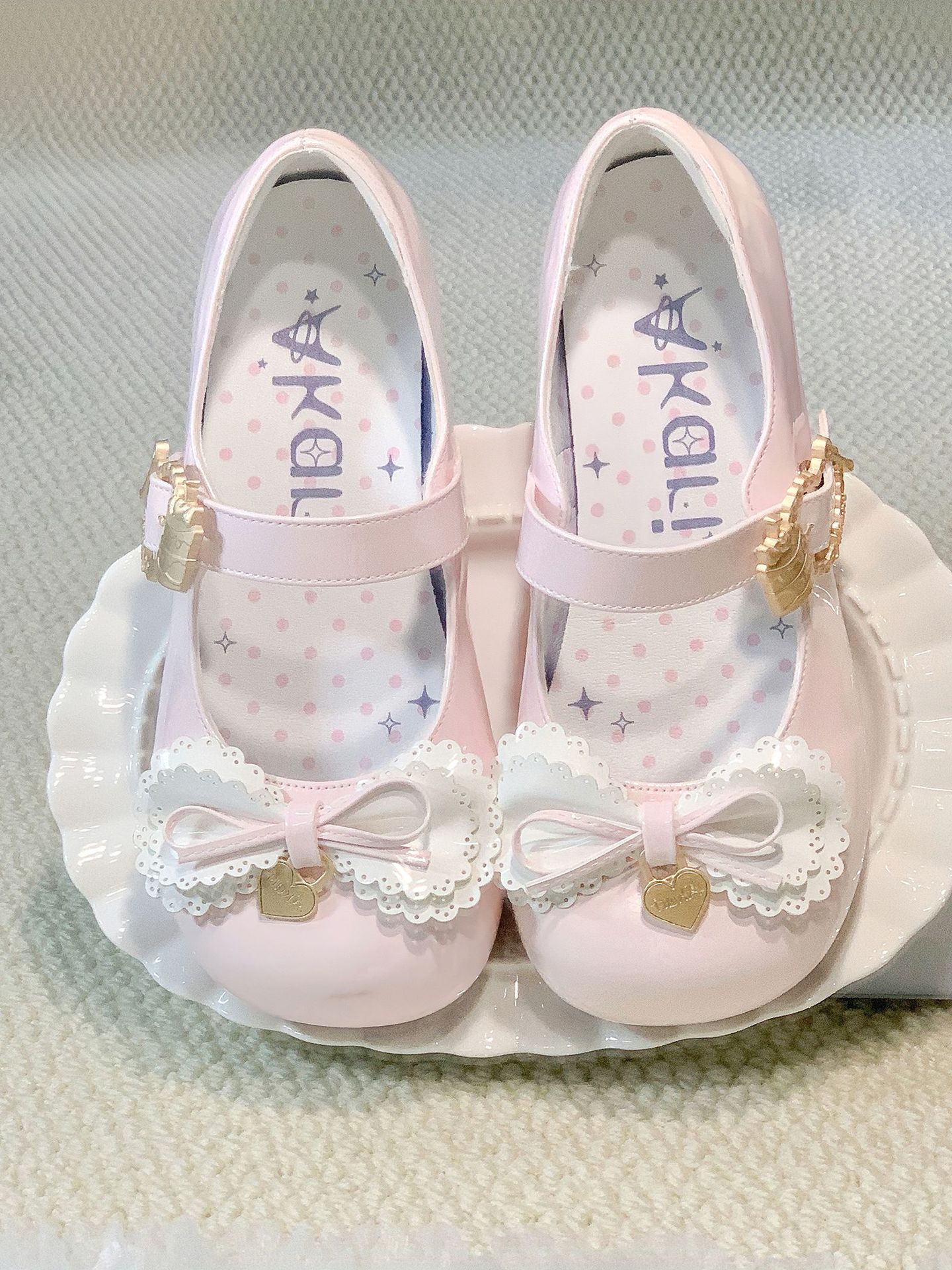 

Shoes Small Leather Shoes Bow Low Heel Single Shoes 35 рожевий