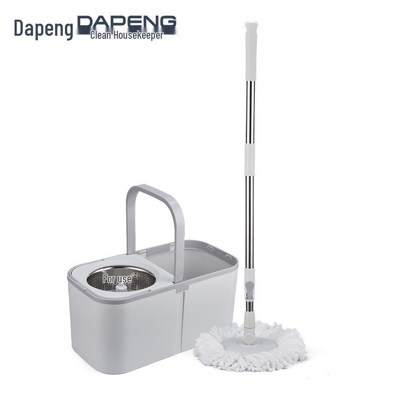 2025 Rotating Spin-Dry Mop with Bucket - Effortless No-Wash Cleaning for Easy Home Use