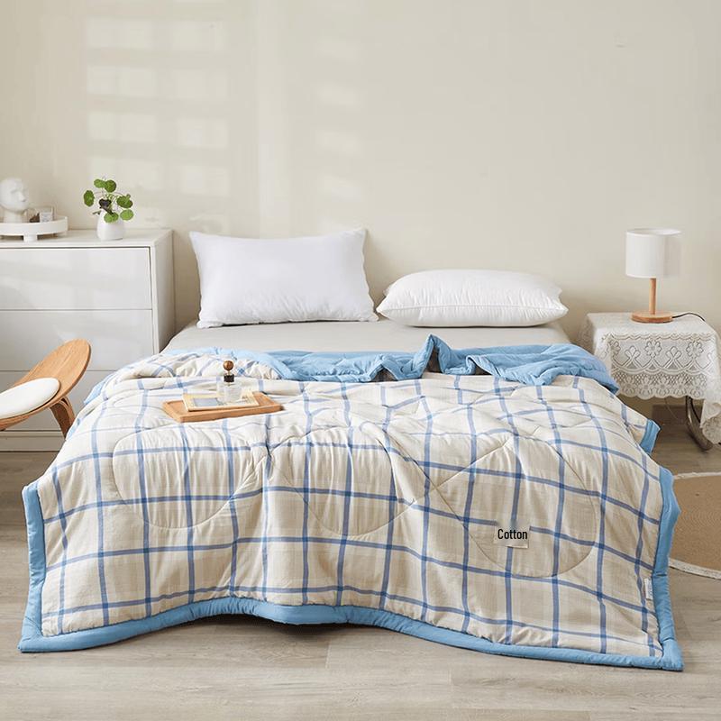 Yarn-Dyed Washed Cotton Summer Quilt