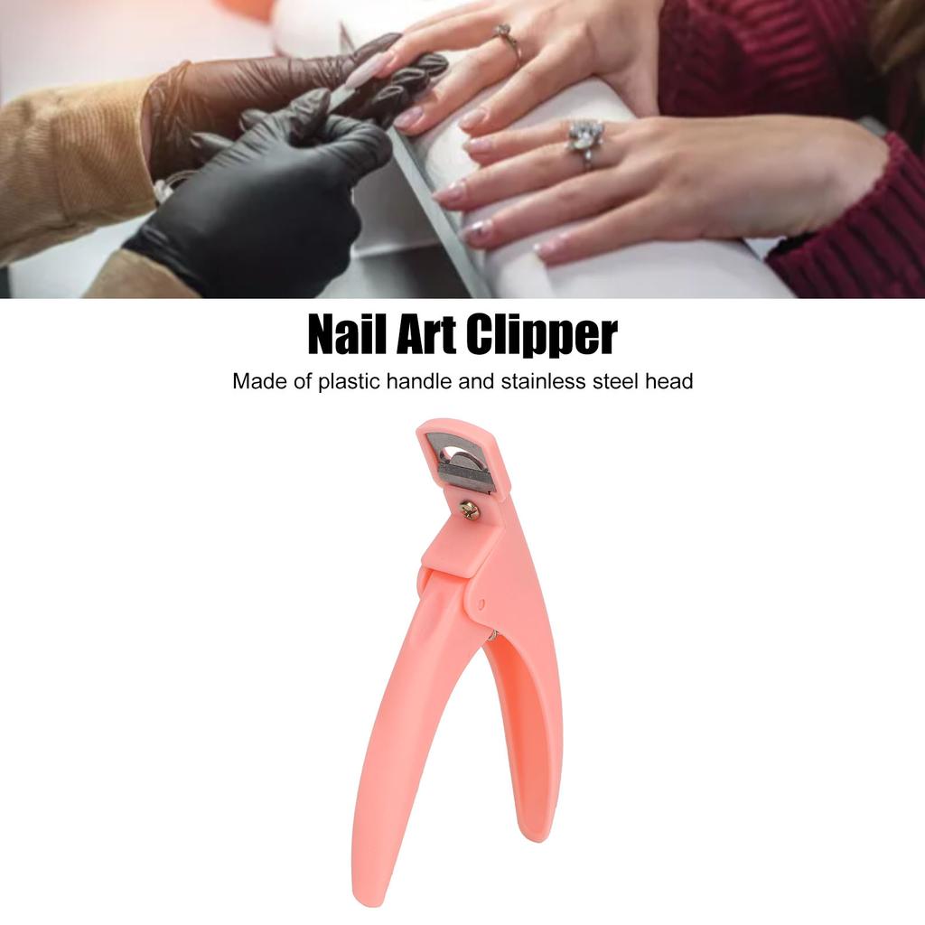 Nail Art Clipper Manicure Nail Tip Cutter Robust Simple Operating Fake False Nail Trimmer for