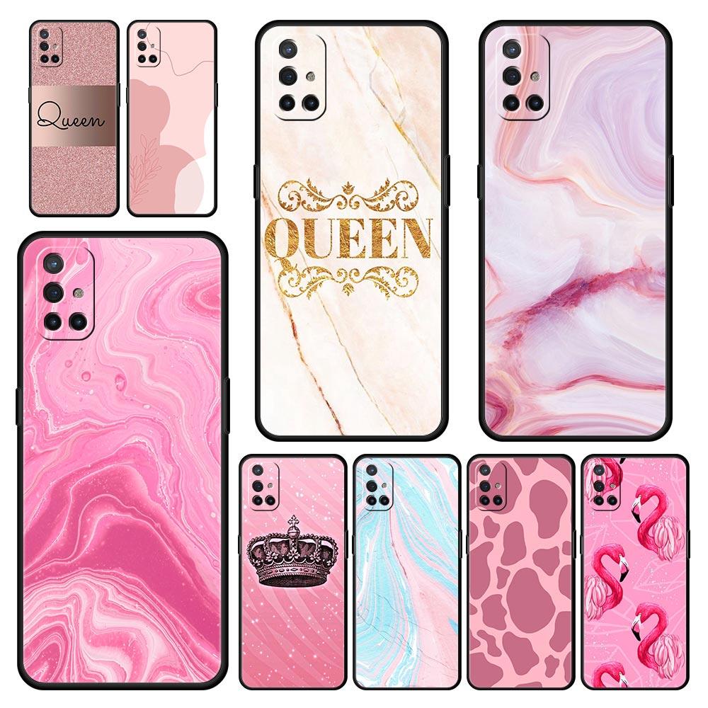 Roségold Rosa Marmor Königin Handyhülle Für OnePlus 10 9 Pro 9T 10R 9R 9RT 8T 8 7 6T 7T Nord 2T CE 2 5G N200 N10 N100 Weiche Hülle