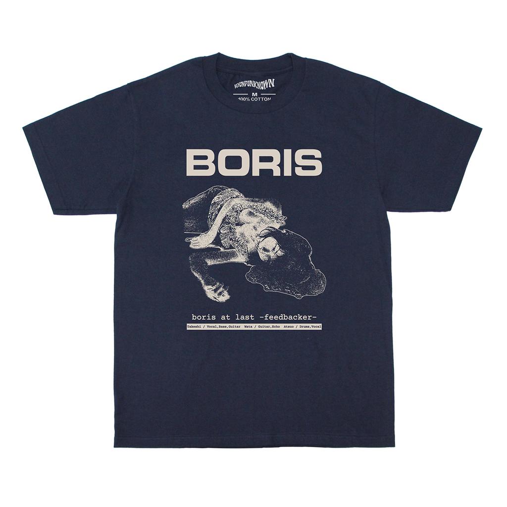 Boris TShirt At Last Feedbacker Stoner Psychedelic Rock Noise Merzbow Sunn O))) Earth Jesu Mens Short Sleeves Clothing Shirt