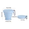 Collapsible Silicone Travel Cup Lightweight Leakproof Food-Grade Hiking Water Cup Non Bpa Reusable Portable Water Cup