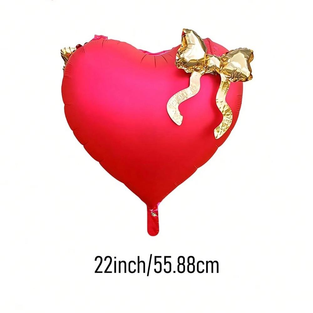 Heart Shaped Foil Balloons  Valentine's Day Qixi Festival Balloons Weddings, Birthdays