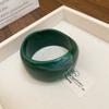 Unregelmäßige Acryl Armreifen Dickes Rundes Armband Vintage Böhmische Armreifen Frauen