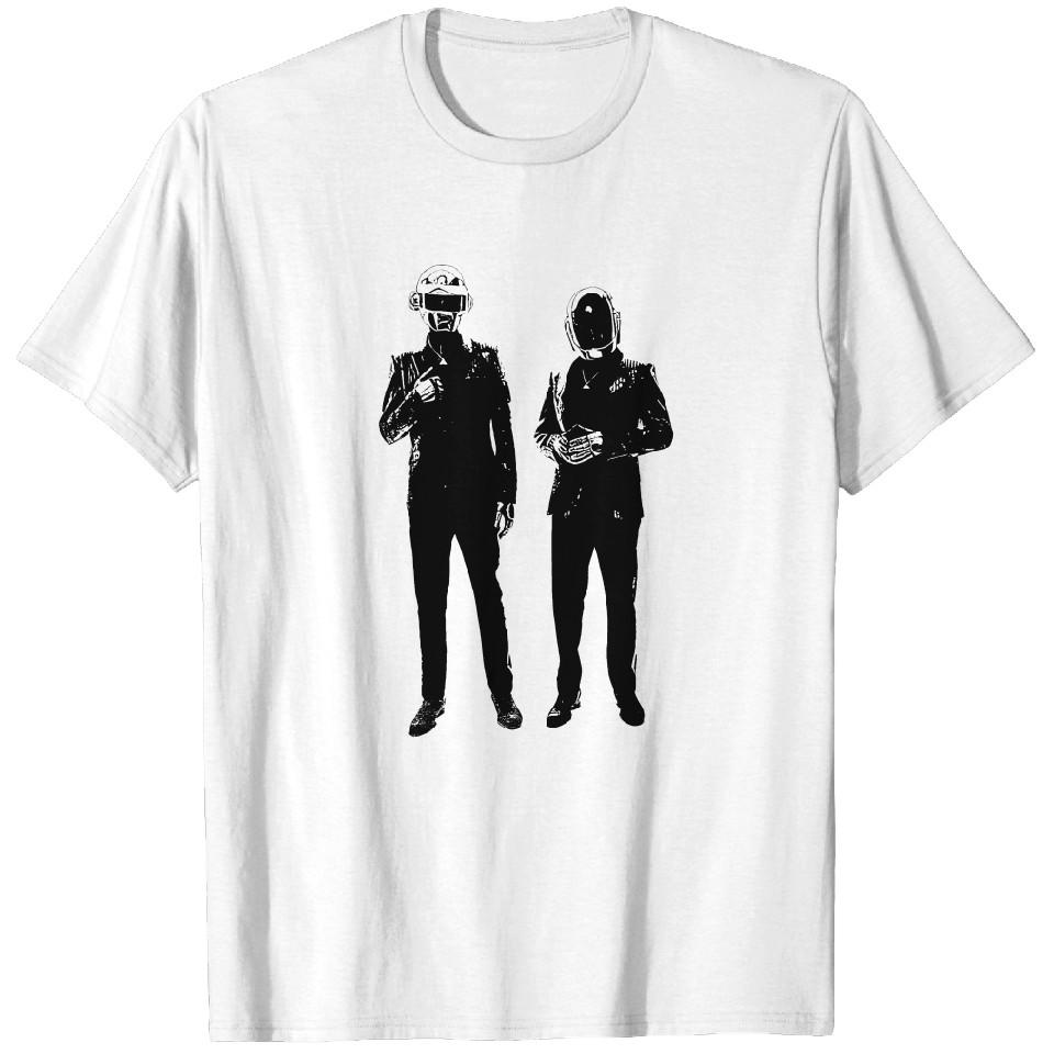 Daft Punk - T-Shirt Heavyweight T-shirt Men - White tops