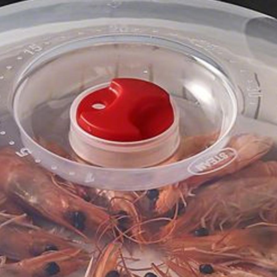 Пароварка для микроволновой печи диаметром 20 см, бытовая пароварка большой вместимости, кухонная пароварка, пароварка-коробка, пароварка-решетка, может выпускать пар CN