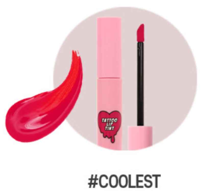 

3CE TATTOO LIP TINT, Стойкость, Увлажнение, Макияж, Kbeauty, Корейская косметика, пробник #COOLEST