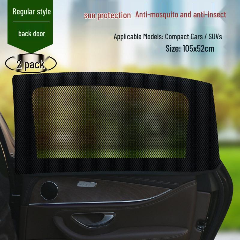 

Car Sunshade & Insect-Proof Net: Anti-Mosquito Window Screen & Curtain
