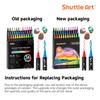 Shuttle Art Acrylic Dot and Fine Tip Twin Pen 36 and Metallic for Writing On and Perfect for DIY and Art Markers, Set, Colors, Water-Based,