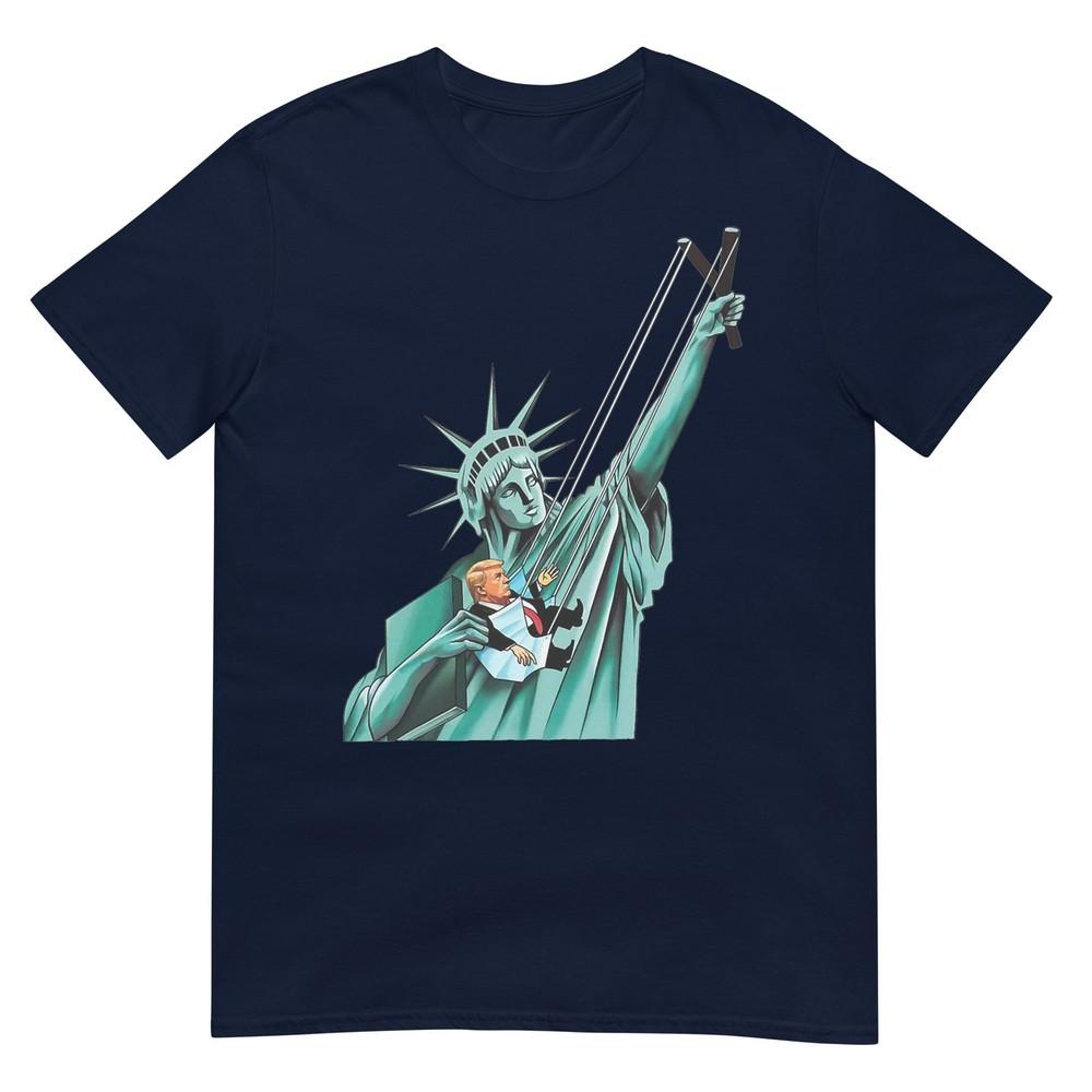 Statue Of Liberty Anti Trump Funny Political TShirt S