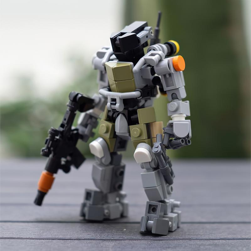 MOC Game Brickheadz  Rapid Response Suit Building Blocks