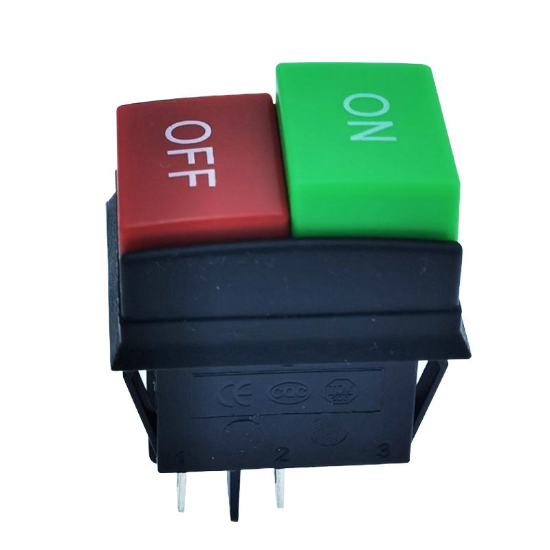Rocker Switch Button Start Stop Control Button Double Red 1No 1Nc New Type Superior Quality Gangbei