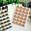 120Pcs/5 Sheets DIY Vintage Corner Kraft Paper Stickers for Photo Album Frame Decoration Scrapbooking Picture Protect Decor