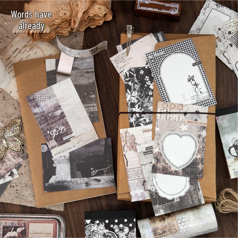 DIY Retro Washi Tape River Crossing Series: Mixed Pack for Journals, Collages & Sticky Notes