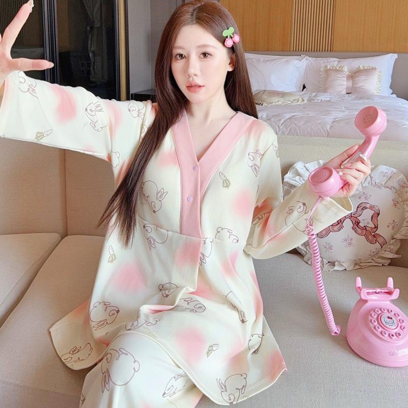 Regulowana piżama ciążowa: Lekki, pochłaniający pot kombinezon pielęgniarski na okres poporodowy i ciążowy