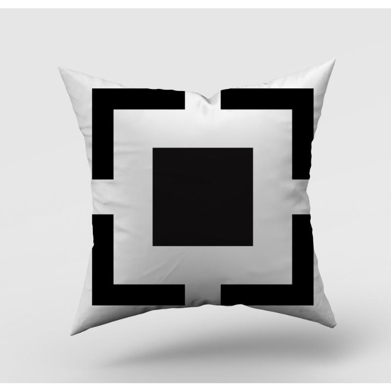 Modern Simple Black and White Geometric Pillow Case Home Sofa Pillow Cushion Cover