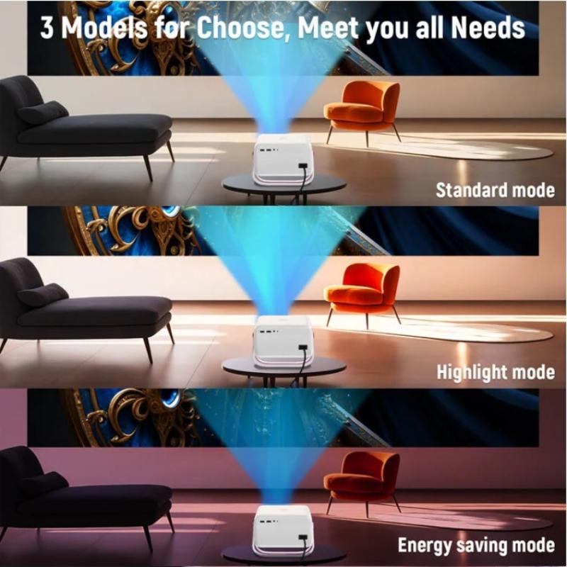 Velec 4K HD Projector 650 ANSI 1080P Auto Focus Android 11 H713 Wifi6 BT5.2 Portable Outdoor Video Smart Home Theater Projectors