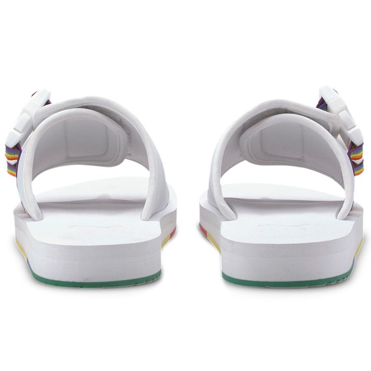 Puma Wilo Lux Sandal Nylon Rainbow Unisex Sneaker Weiß High-Risk-Rot 372554-01