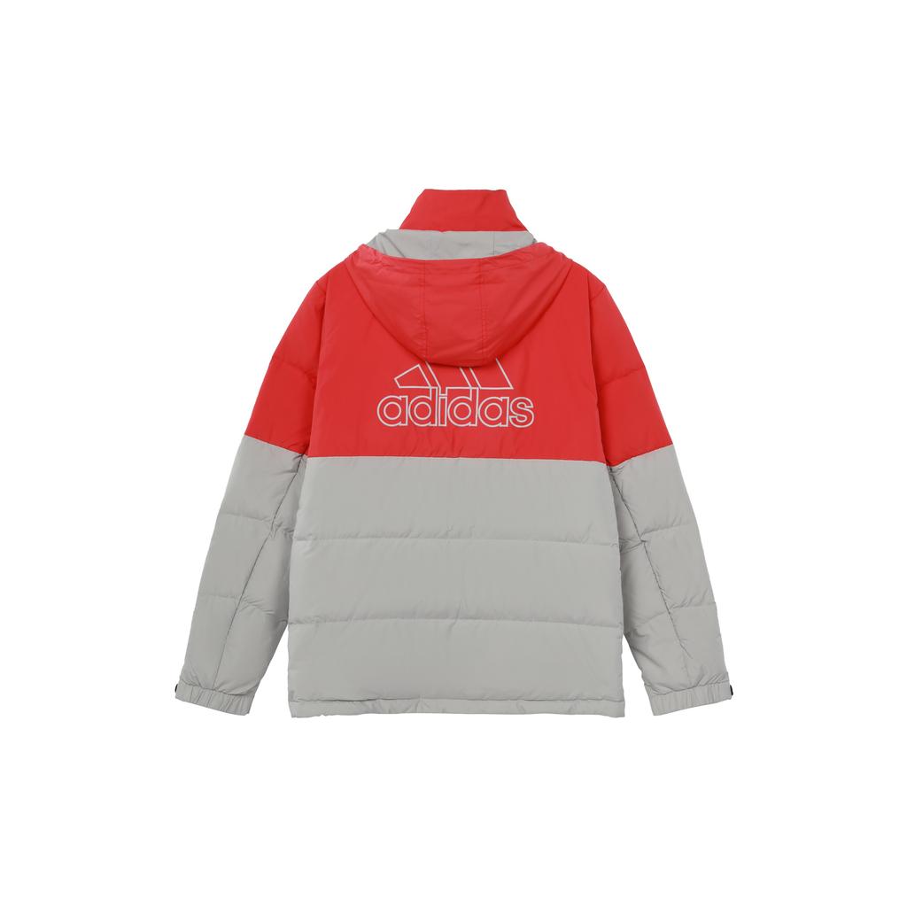 adidas Outdoor Hooded Down Jacket Winter Season Men Outerwear Metallic-Grey GF0110