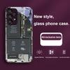 Creative Circuit Board for Samsung Galaxy S24 Plus S20 21 FE S23 Ultra S8 9 A70 72 73 50 51 52 53 Tempered Glass Phone Case