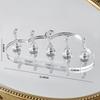 Magnetic Nail Holder Acrylic Display Stand For False Nail Tips Gel Polish Transparent Practice Pretend Manicure Practice Tools