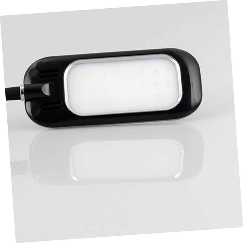 Homoyoyo Clip-on Lamp Led Book Light 3 Brightness Levels Flexible for Bed Reading Travel