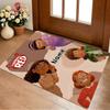 Custom Name Friendship Adventure Living Room Non-Slip Area Rug Soft Carpet for Bedroom Kids Playroom Sofa Office Home Decor Doormat