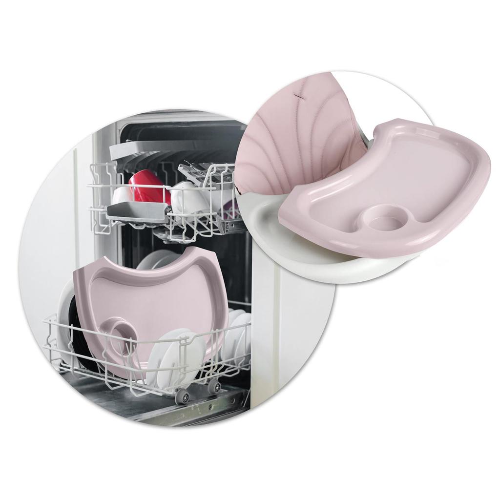 Milo Pink High Chair With Table
