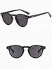 Round Vintage Sunglasses Men Women Brand Designer Rivet Sun Glasses Male Female Fashion Ocean Color Mirror