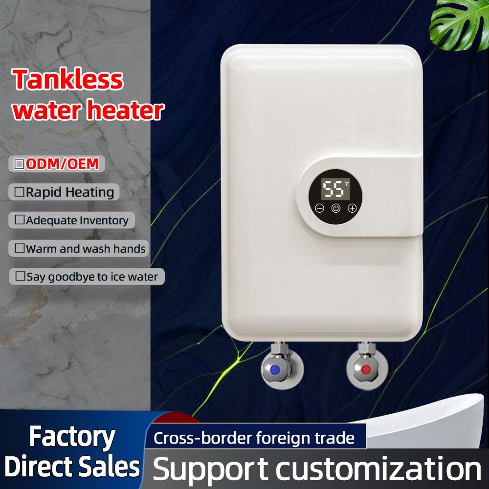Power Saving Tankless Water Heater Thermostatic Bath Geyser Water Heater  Home Application