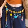 Adjustable Beaded Waist Chain Colorful Beads Body Jewelry New Adjustable Belly Chain  Women