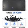 Rear License Plate Holder Bracket for Mercedes-Benz 2007-, Back Bumper Tailgate Trunk Car Tag Frame Mounting Kit, Replaces: 1698170211, A0008101711
