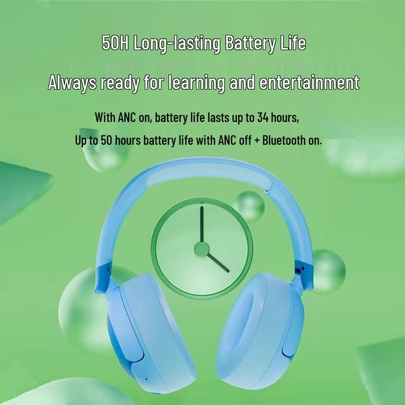 JBL JR470NC Kids Wireless Active Noise Cancelling Over-Ear Headphones