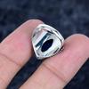 Lapis Lazuli Gemstone Handmade 925 Sterling Silver Jewelry Ring Size 6 MM-3438