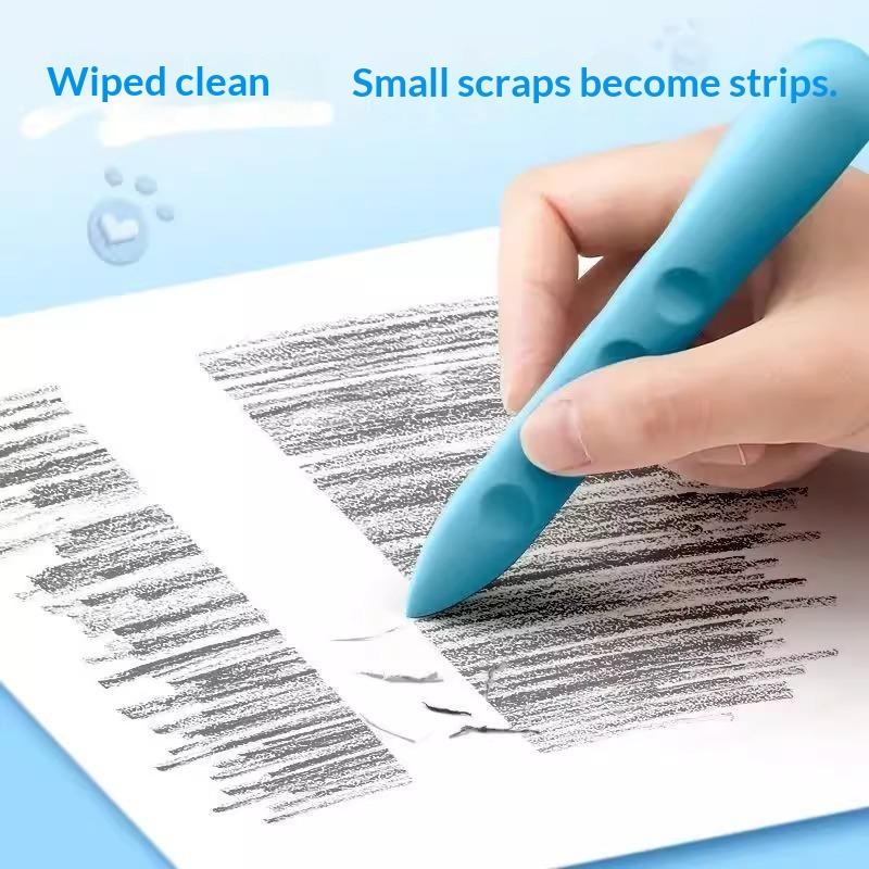 3Pcs Large Erasers for Primary School Students No Crumbs Clean Erase Non-Toxic for Homework Drawing Gifts