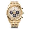 Stretto Solar Powered Chronograph Wristwatch RN-TX0301G Men's Champagne Gold Japan Domestic Warranty