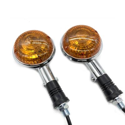Motorrad Mini LED Blinkerlicht Moto Blinker Clignotant Moto Passend für Virago XV250/400 XV535 XV920 XV1000 2x